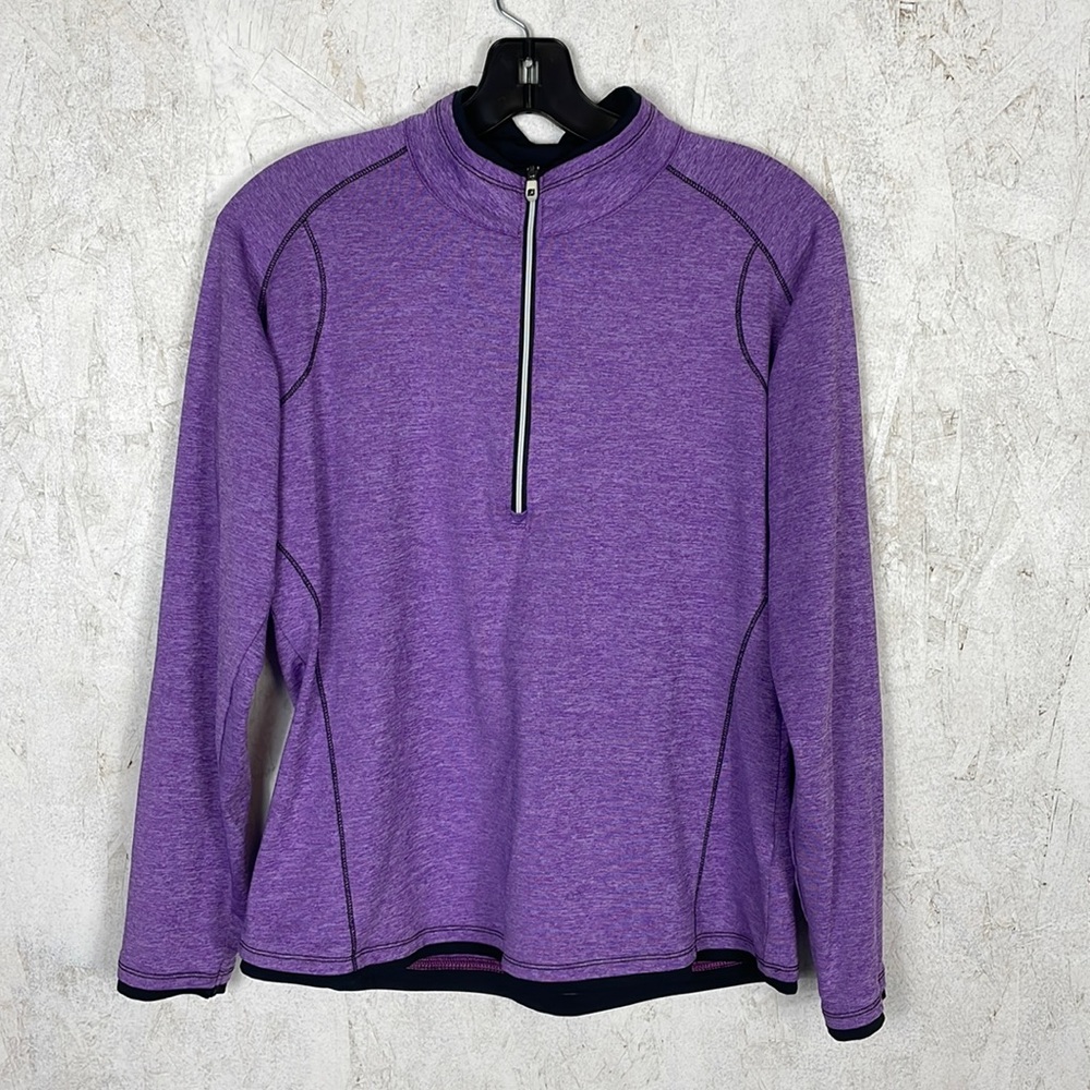 Footjoy 1/2 zip womens pullover jacket light weight coat long sleeves size M